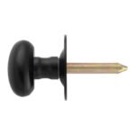 Carlisle Brass AA33MB Thumbturn to suit Rackbolt (Oval) Spline Spindle - Matt Black 38mm (LEAD TIME: 2-3 DAYS)