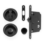 Alexander & Wilks AW110RBL Sliding Door Lock Set Radius (LEAD TIME: 2-3 DAYS)