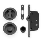 Alexander & Wilks AW110RDBZPVD Sliding Door Lock Set Radius (LEAD TIME: 2-3 DAYS)