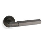 Alexander & Wilks AW224DBZ Spitfire Hex Lever On Round Rose - Dark Bronze (LEAD TIME: 2-3 DAYS)