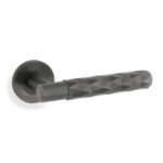 Alexander & Wilks AW226DBZPVD Spitfire Lever Diamond Cut On 50 x 6mm Rose - Dark Bronze PVD (LEAD TIME: 2-3 DAYS)