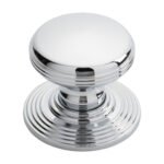 Carlisle Brass DK49CCP Delamain Ringed Knob 35mm (LEAD TIME: 2-3 DAYS)