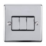 Eurolite EN3SWPCB 3-Gang Switch (LEAD TIME: 2-3 DAYS)