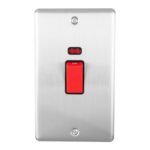Eurolite EN45ASWNSSB 45Amp Switch with Neon Indicator (LEAD TIME: 2-3 DAYS)