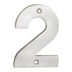 Eurospec NUM10102SSS Numerals Number 2 (LEAD TIME: 2-3 DAYS)