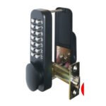 CQR SBL310.BLFR Push Button Lock | Traditional Code | Fire Rated | Knob | Black | 3 - 7 Digits | Hold Back (LEAD TIME: 2-3 DAYS)
