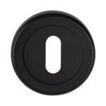 Serozzetta SZM003MB Standard Profile Escutcheon - Matt Black (LEAD TIME: 2-3 DAYS)