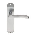 Serozzetta SZM132SC Lever On Latch Backplate (LEAD TIME: 2-3 DAYS)