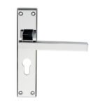 Serozzetta SZM241YCP Stratus Lever On Euro Lock Backplate (LEAD TIME: 2-3 DAYS)