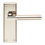 Serozzetta SZR062PNSN Sessanta Lever On Latch Backplate (LEAD TIME: 2-3 DAYS)