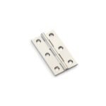 Alexander & Wilks AW064-CH-PN Solid Brass Butt Hinge - Polished Nickel 25" (LEAD TIME: 2-3 DAYS)