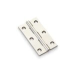 Alexander & Wilks AW075-CH-PN Solid Brass Butt Hinge - Polished Nickel 3" (LEAD TIME: 2-3 DAYS)