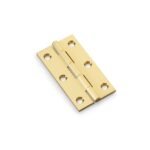 Alexander & Wilks AW075-CH-SB Solid Brass Butt Hinge - Satin Brass 3" (LEAD TIME: 2-3 DAYS)