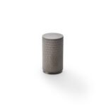 Alexander & Wilks AW800-35-DBZPVD Brunel Knurled Cylinder Cupboard Knob - Dark Bronze PVD 35mm (LEAD TIME: 2-3 DAYS)