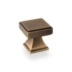 Alexander & Wilks AW806-30-AB Jesper Square Cupboard Knob (LEAD TIME: 2-3 DAYS)
