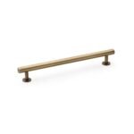 Alexander & Wilks AW814-192-AB Round T Bar Cabinet Pull Handle - Antique Brass 192mm (LEAD TIME: 2-3 DAYS)