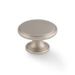 Alexander & Wilks AW849-38-SN Cambridge Round Cupboard Knob (LEAD TIME: 2-3 DAYS)