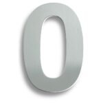 Eurospec NUM10170BSS Stainless Steel 7" Numerals (0-9) (Number 0) (LEAD TIME: 2-3 DAYS)