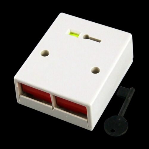CQR PADP2/WH/G1 Panic Button | Double Push | Grade 1 | White | Key ...