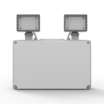 CQR TS/8/NM/WH/865 WHITE - H O Emergency LED Twin Spot, 2x500lm, IP65 (LEAD TIME: 2-3 DAYS)