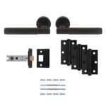 Serozzetta UDP010MB/INTB Lagos Latch Pack Ultimate Door Pack - Antique Brass (LEAD TIME: 2-3 DAYS)