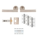 Serozzetta UDP010SN/INTB Lagos Latch Pack - Ultimate Door Pack - Satin Nickel (LEAD TIME: 2-3 DAYS)